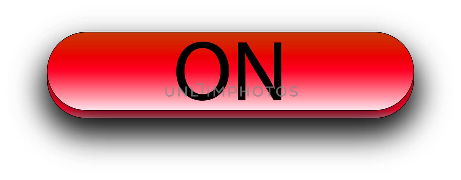 An illustrated image of an on button.