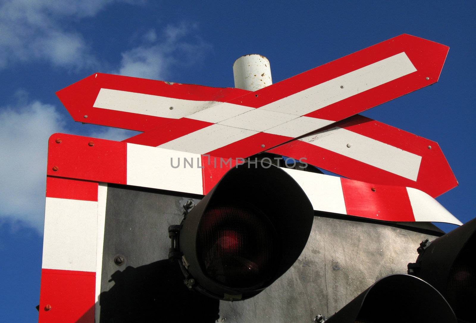 railway level crossing signal by tommroch