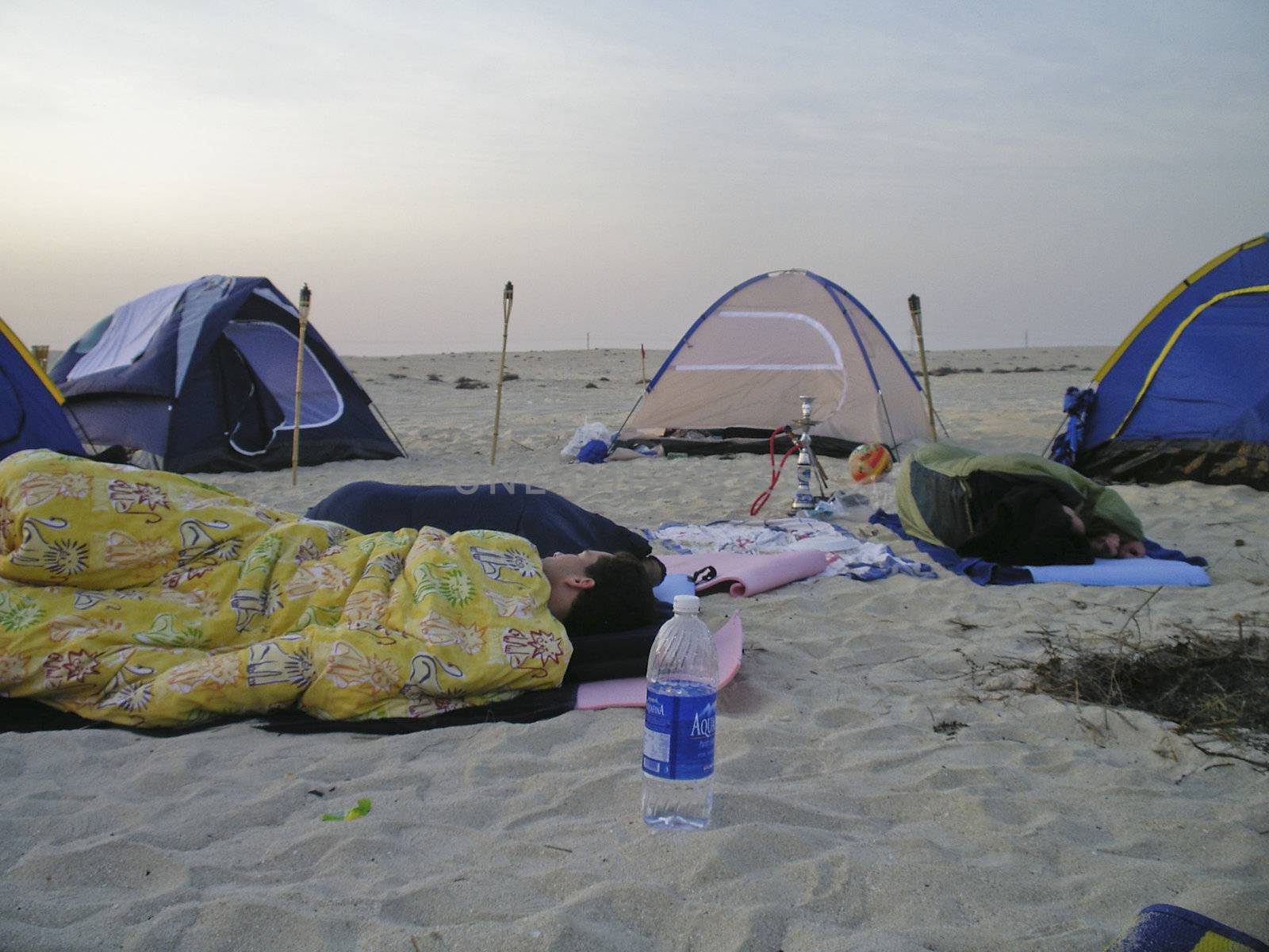 Camping on the beach for Eid in Dubai at Jebel Ali Free Zone