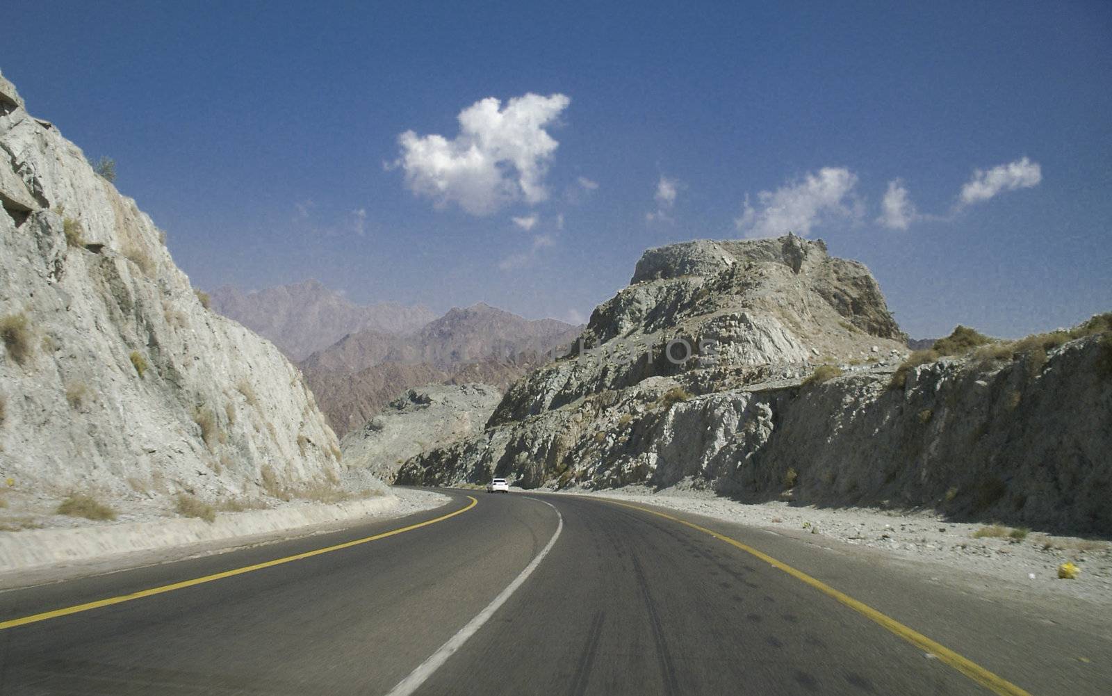 Empty Road in the desert