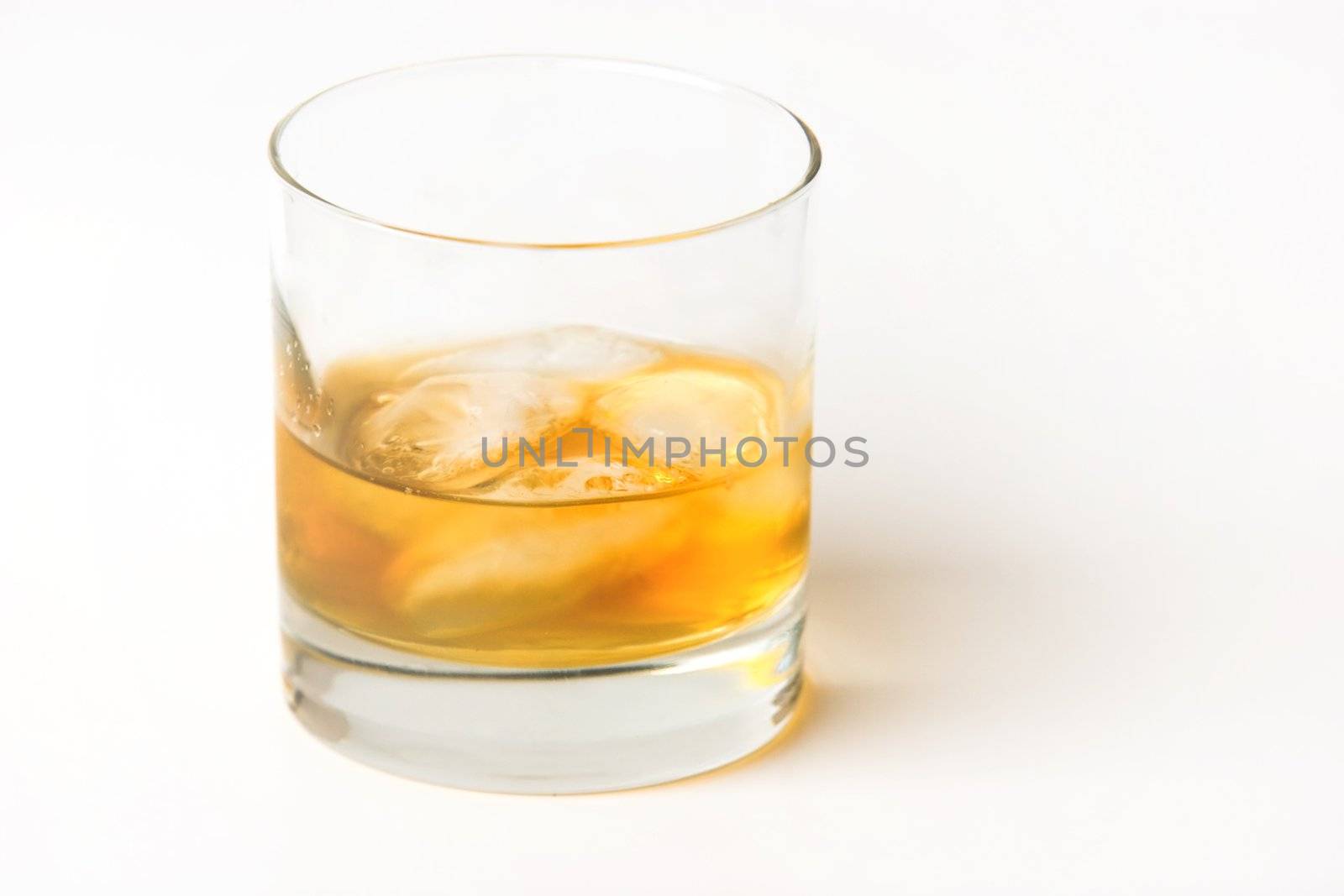 Ice Drink with White Background