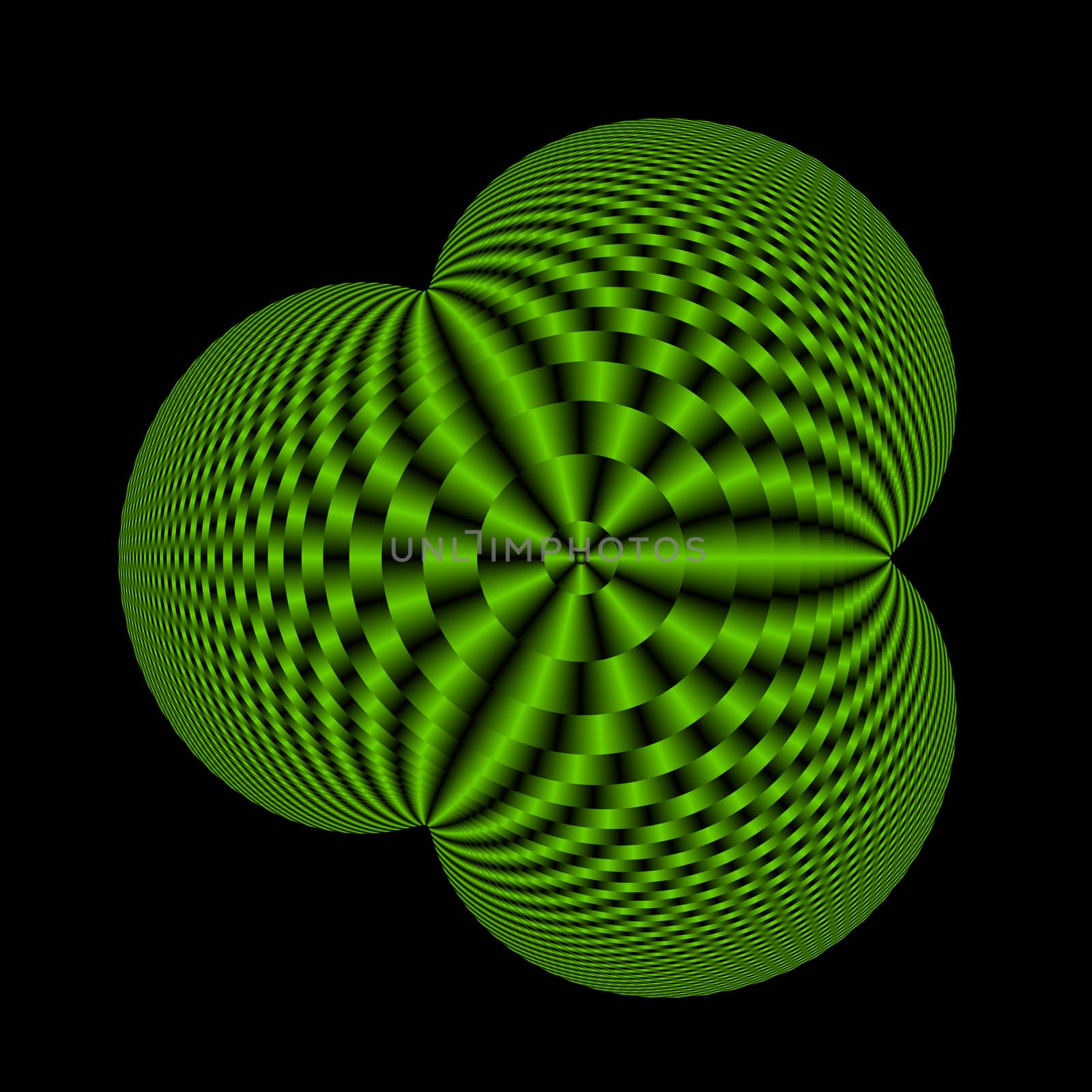 An abstract depiction representing clover.