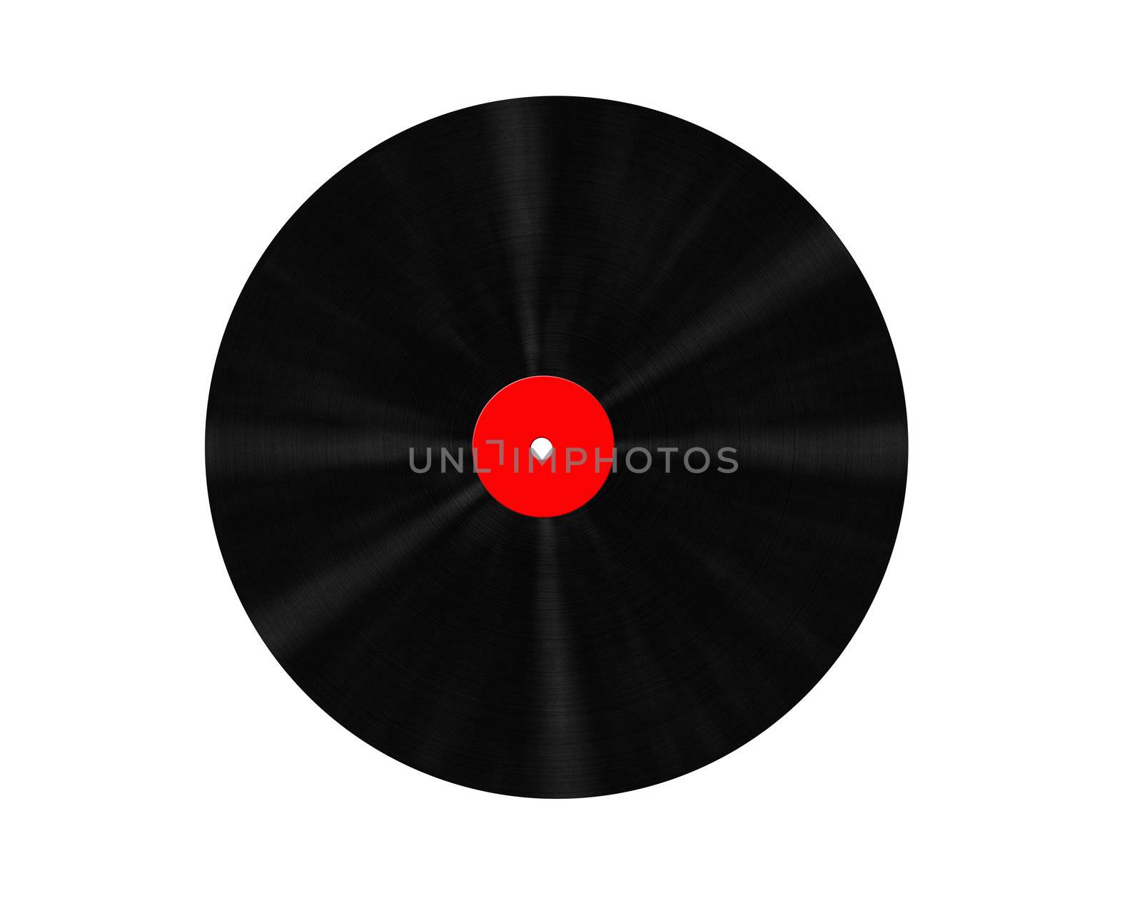 Vinyl Record on 3D Digital High Resolution