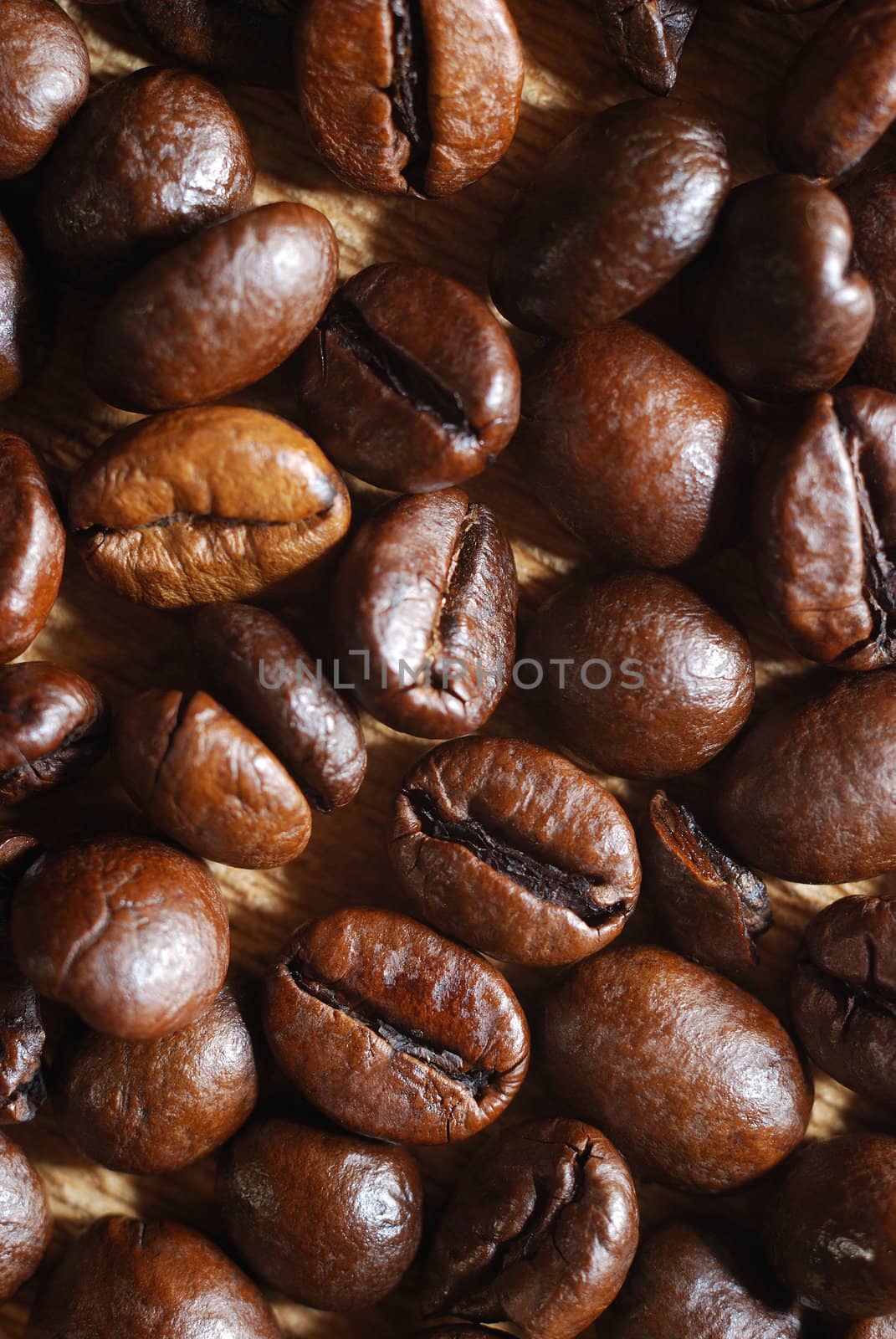 roasted brown  coffee beans. ingredient background