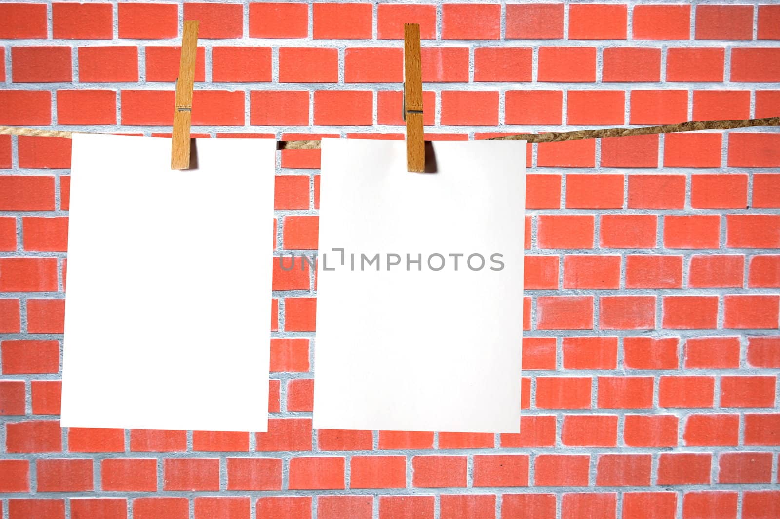 blank sheet of paper on a background