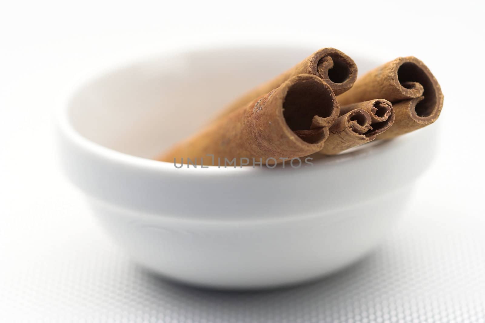 Close up of cinnamon sticks, shallow Dof