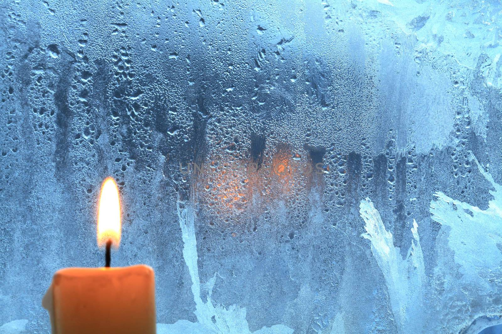 Candle On The Window by kvkirillov