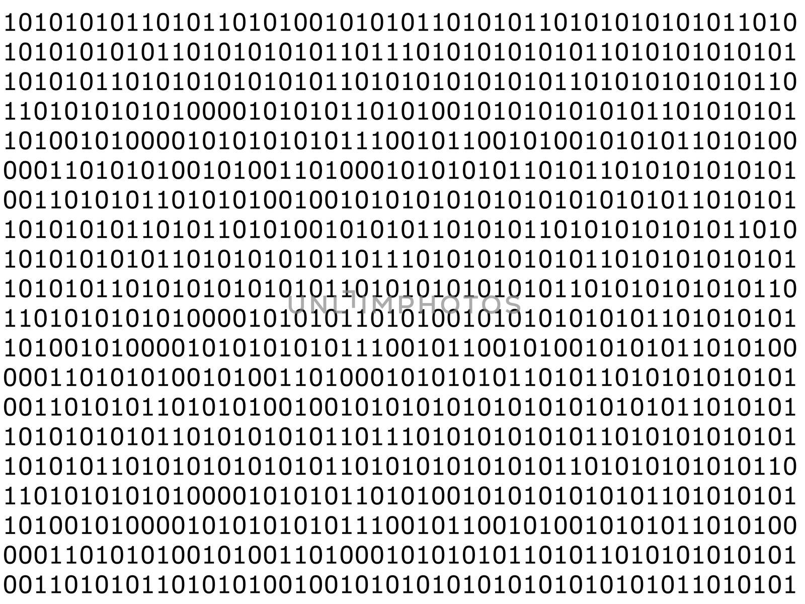binary computer data background with 1 and 0