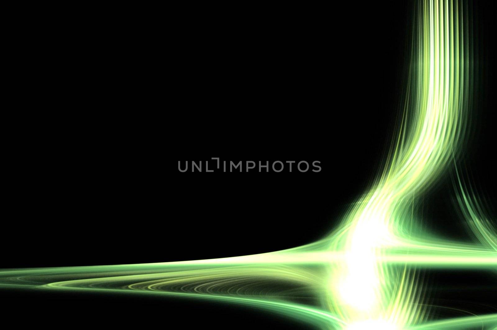 dynamic and futuristic abstract fractal background with copy space