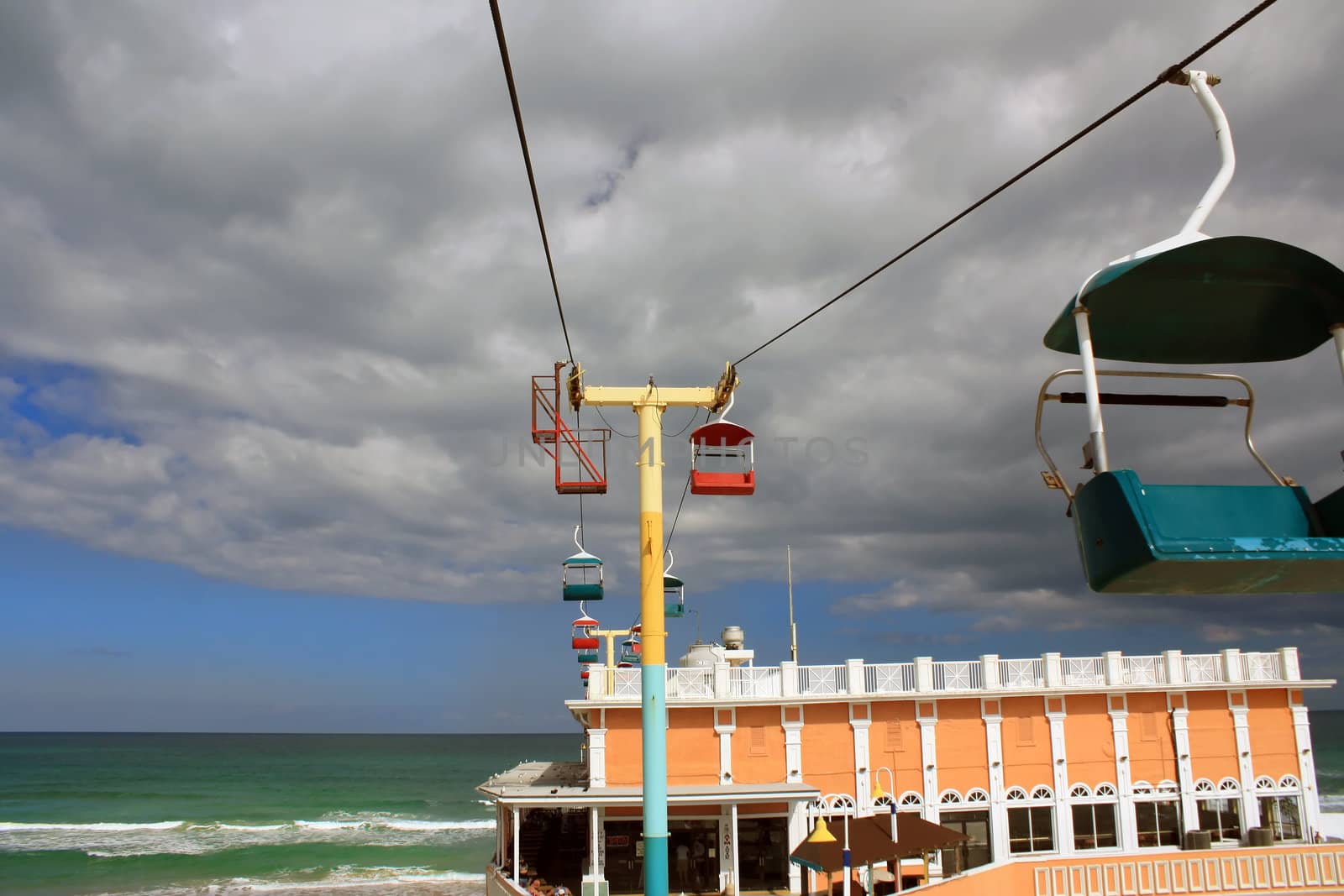 amusement ride at the daytona beach boardwalk