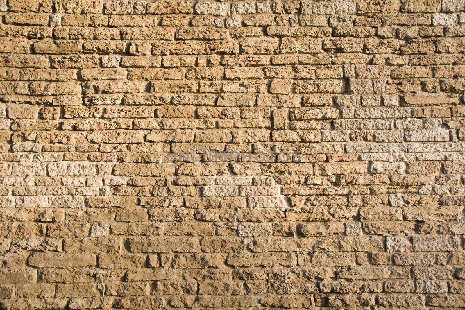 Wall texture. Close-up of a very old brickwall.