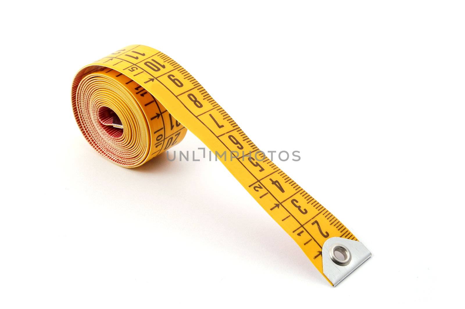 measuring tape isolated on a white background