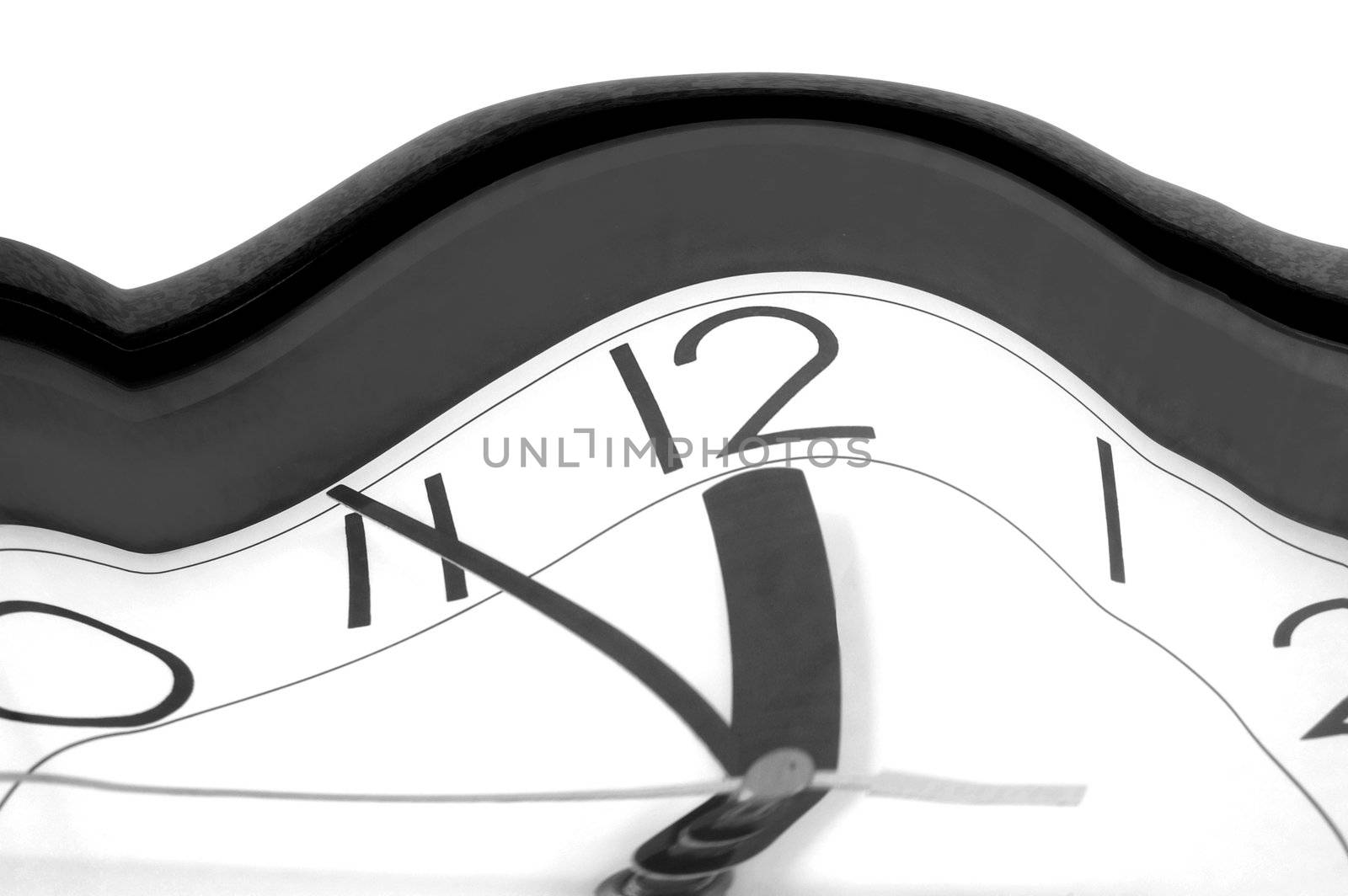 theory of relativity shown by warped watch