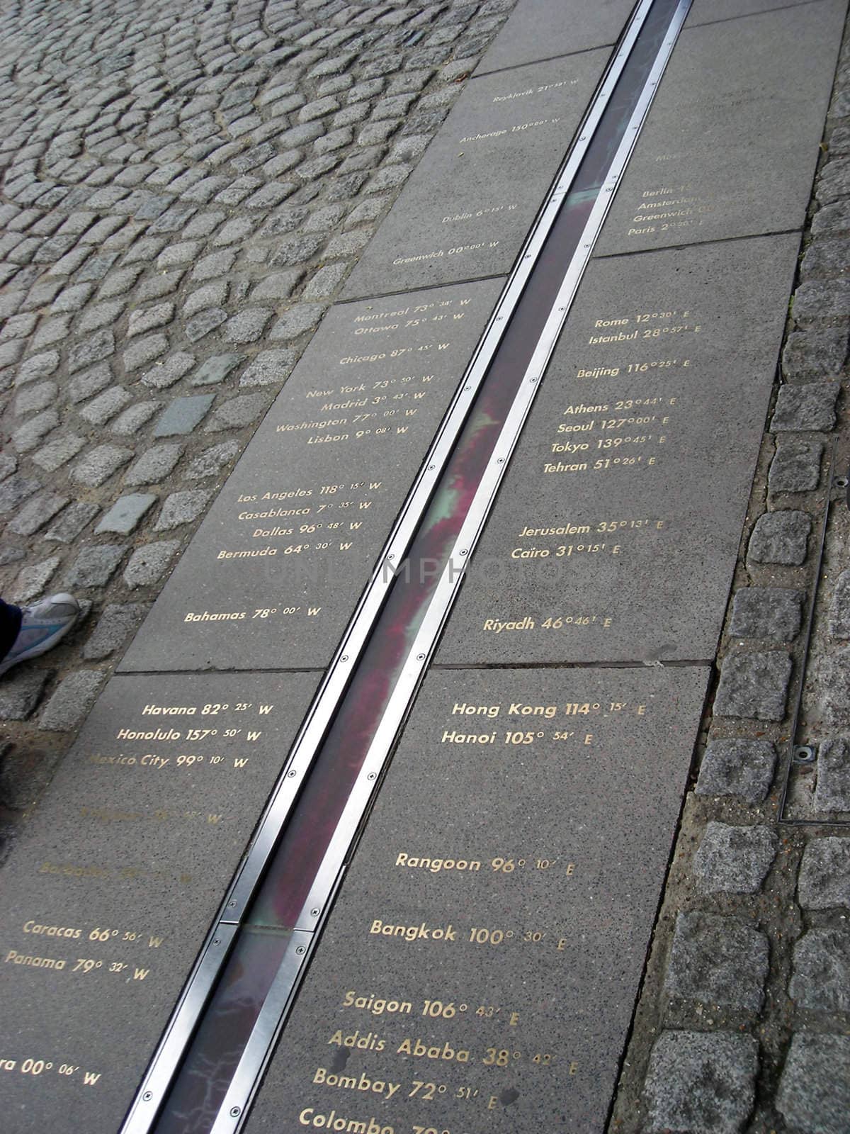 Greenwich meridian line by toneteam