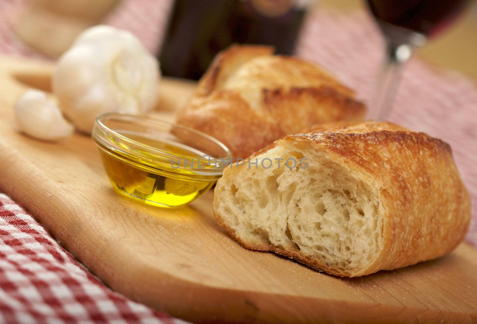 Sourdough Bread on Cutting Board by Feverpitched