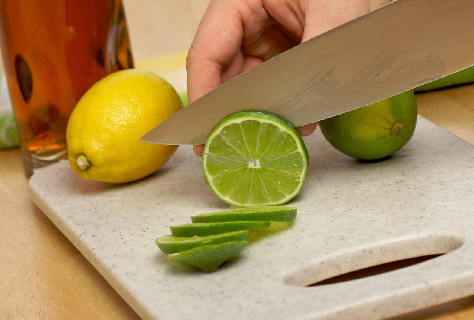 Slicing a Lime by Feverpitched