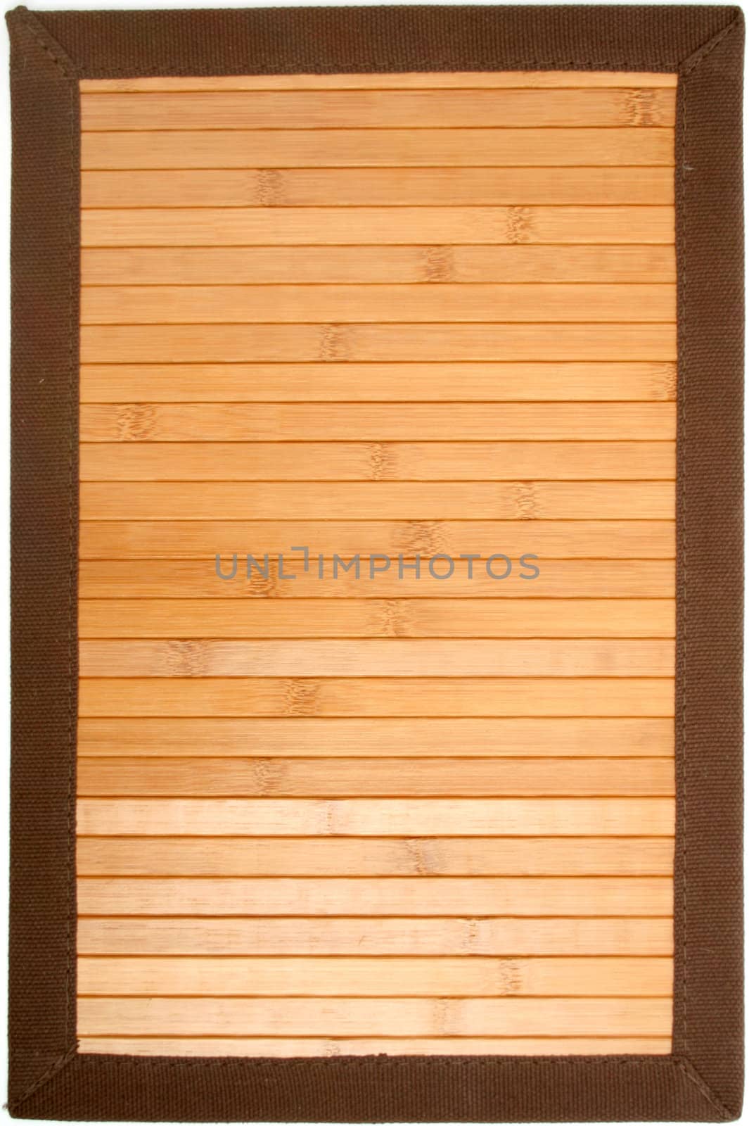 Wooden carpet under hot, isolated