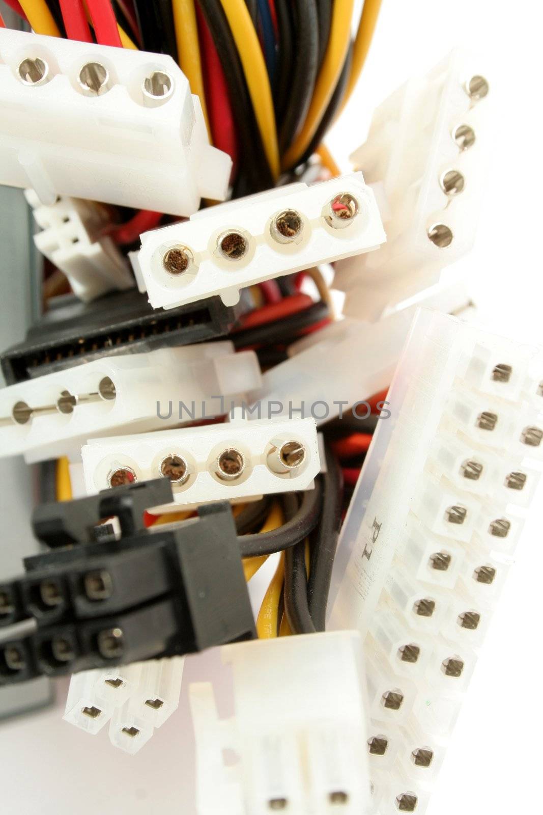 computer power wires with connectors 1