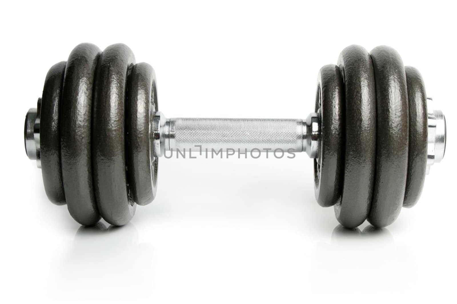 Dumbbell isolated on white 1