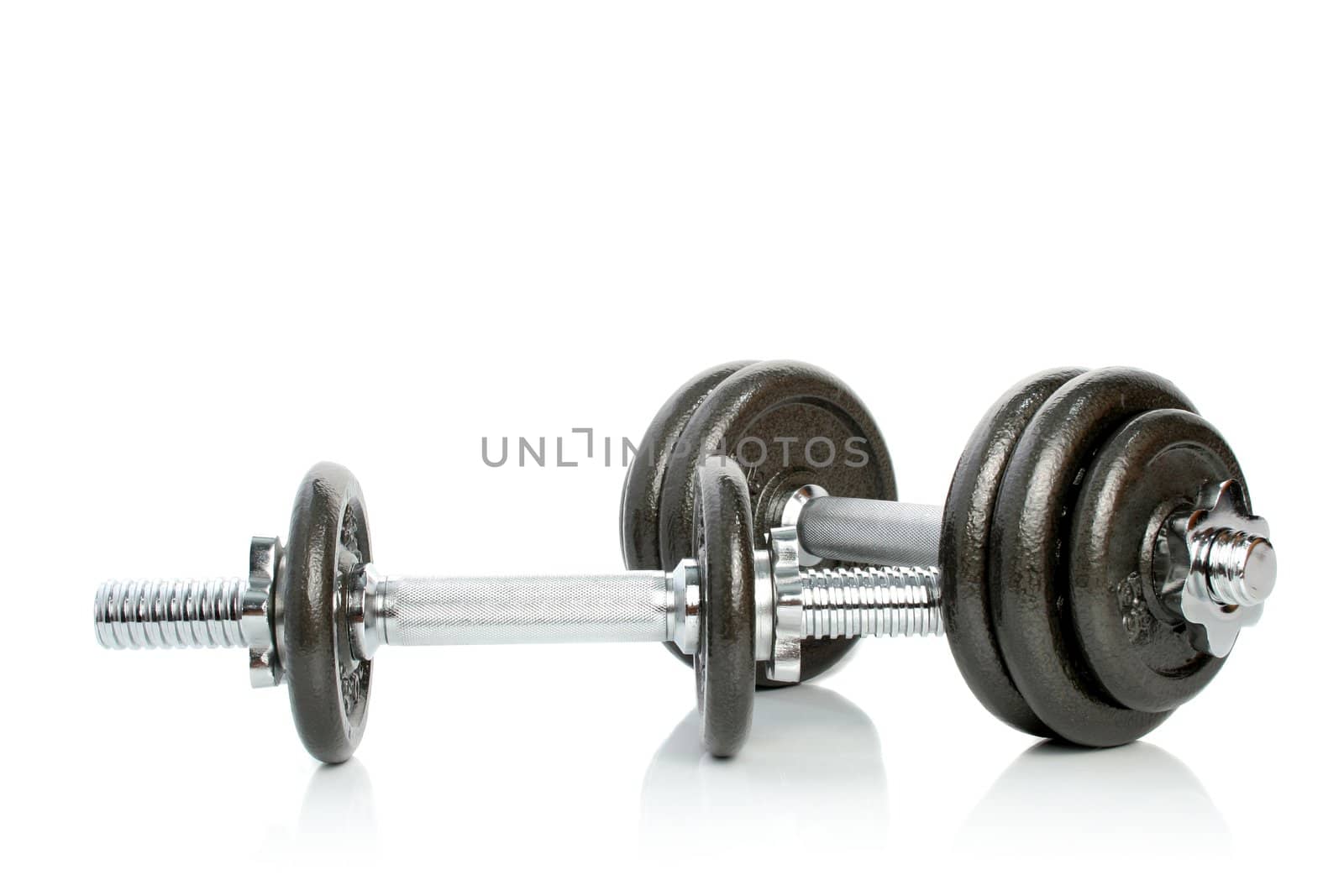 The weights and its reflection on white 2