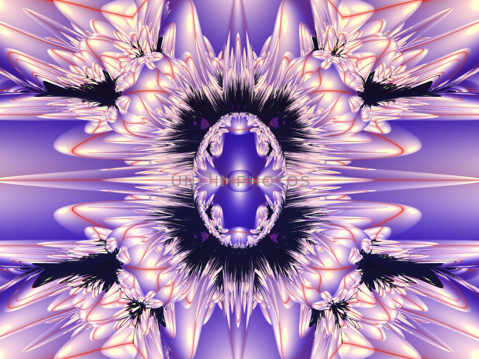 Opus #02. Futuristic abstract image background.