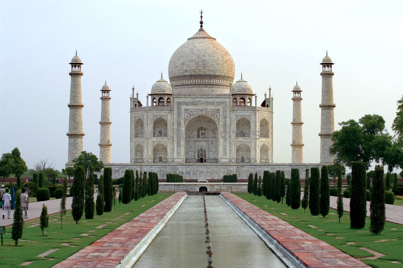The Taj Mahal in Agra, India.
