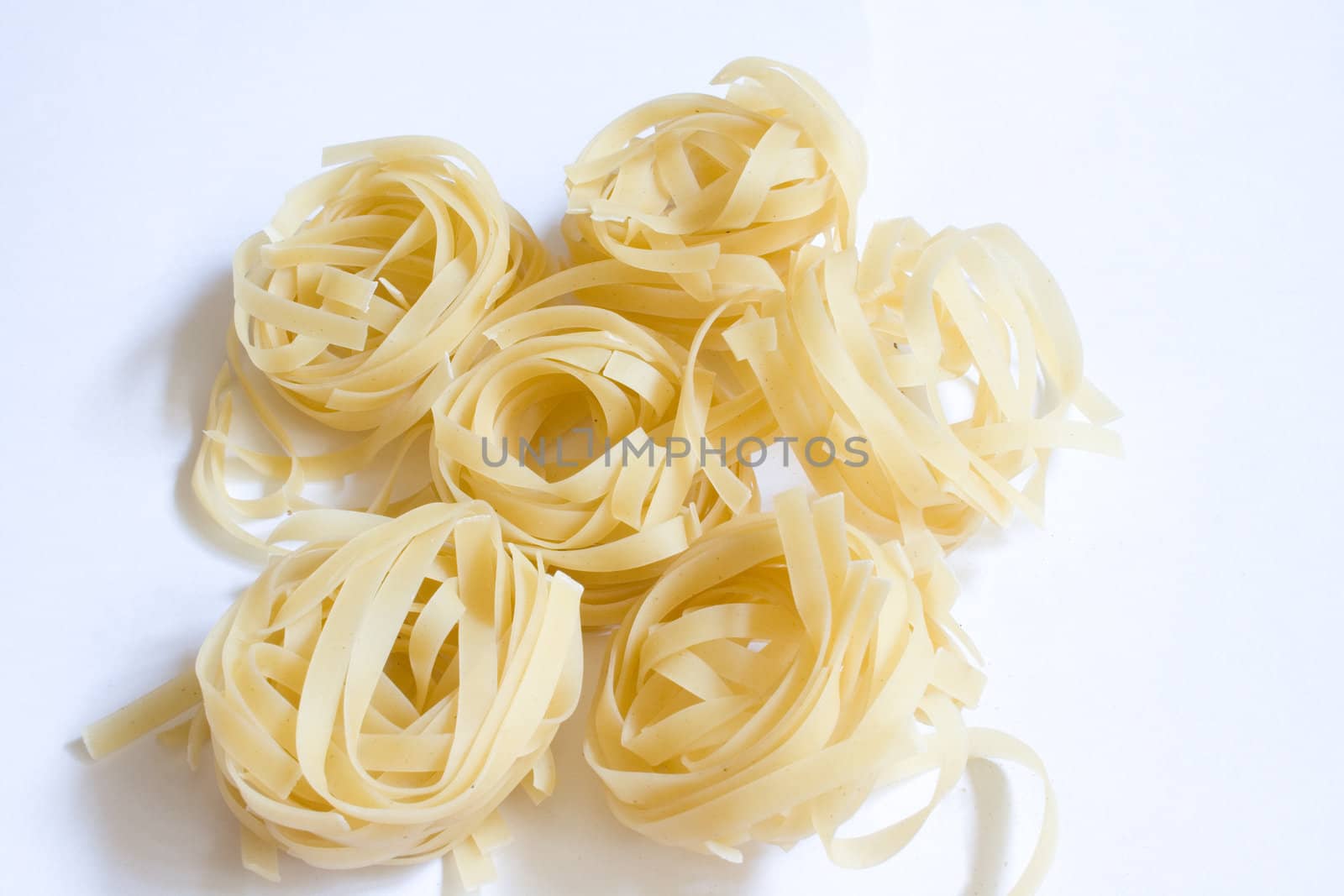 yellow macaroni formed as flower