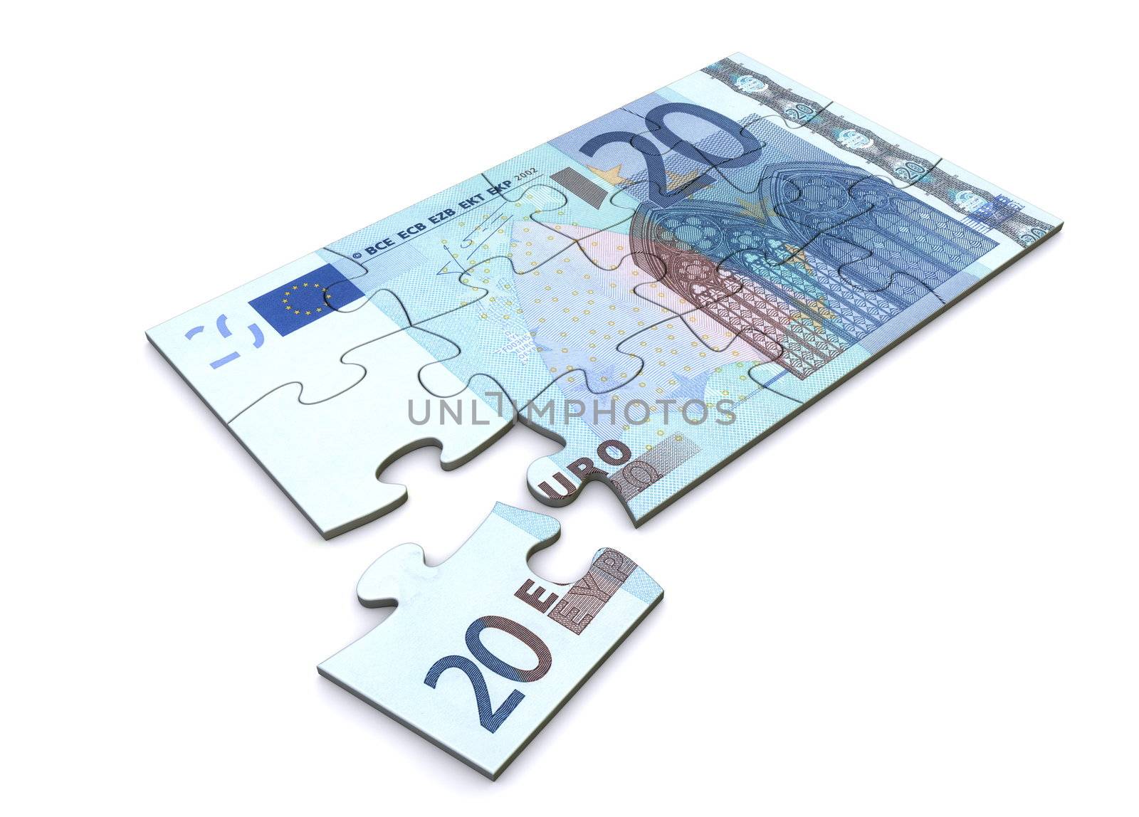 20 Euro Note Puzzle by PixBox