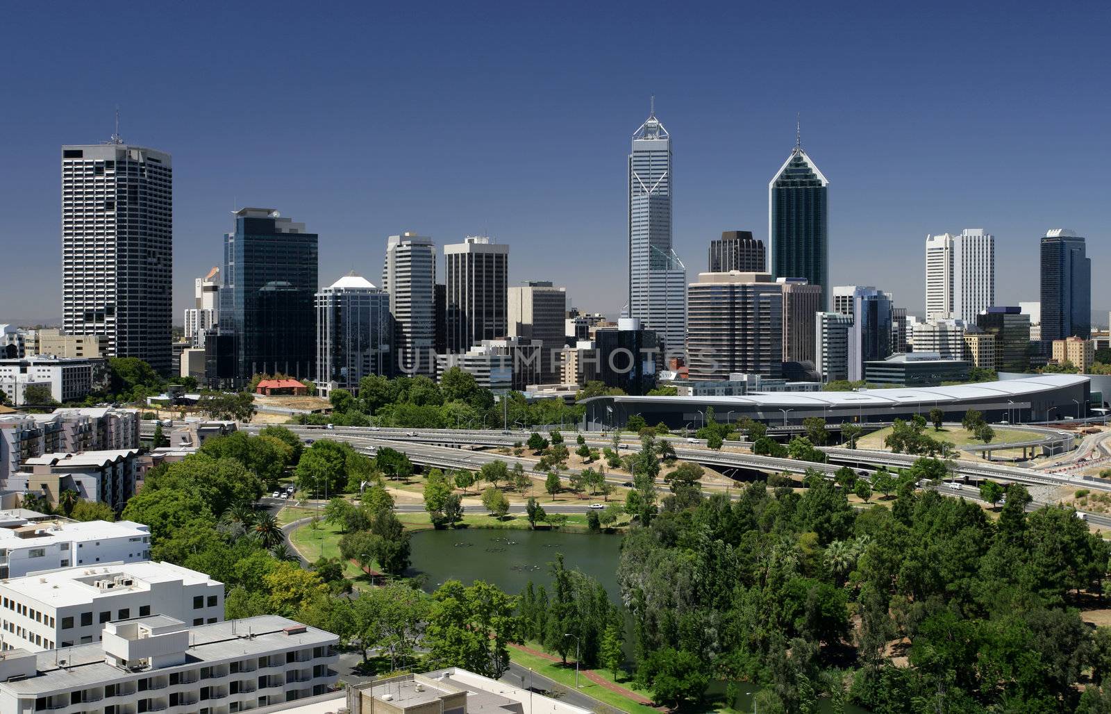 A view of the city of Perth - Western Australia
