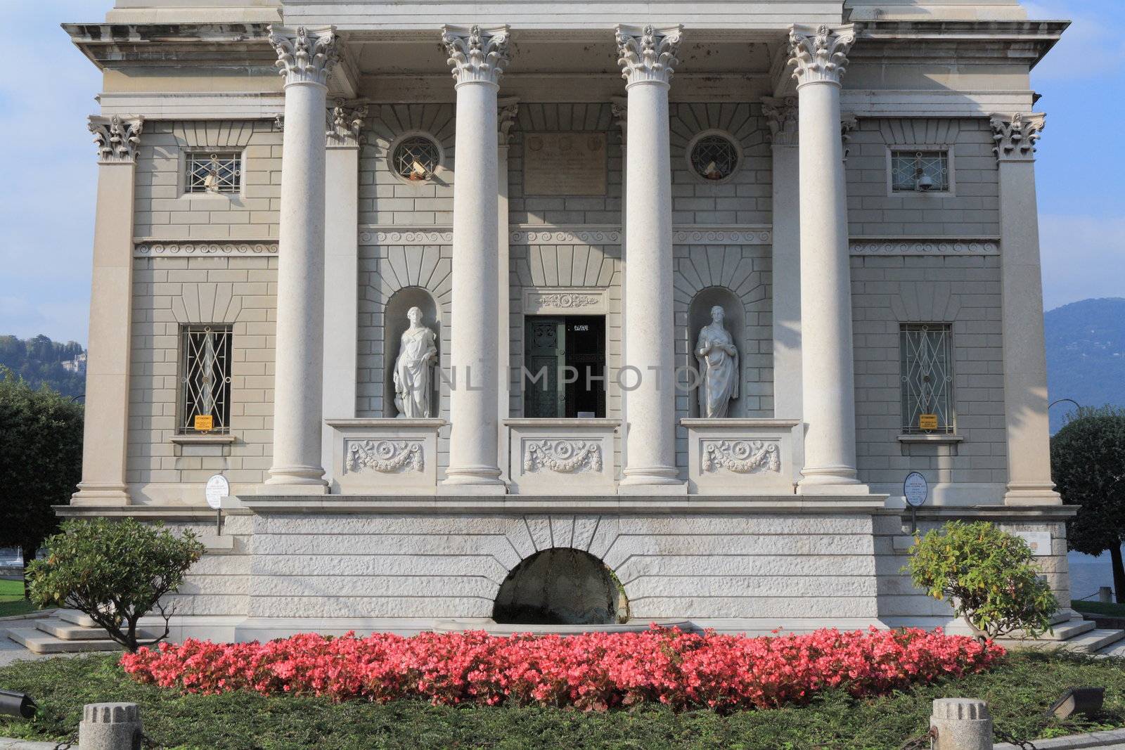 Tempio Voltiano is the most visited museum in Como, Italy. The permanent exhibition is dedicated to the memory of Alessandro Volta and the recognition of his scientific work