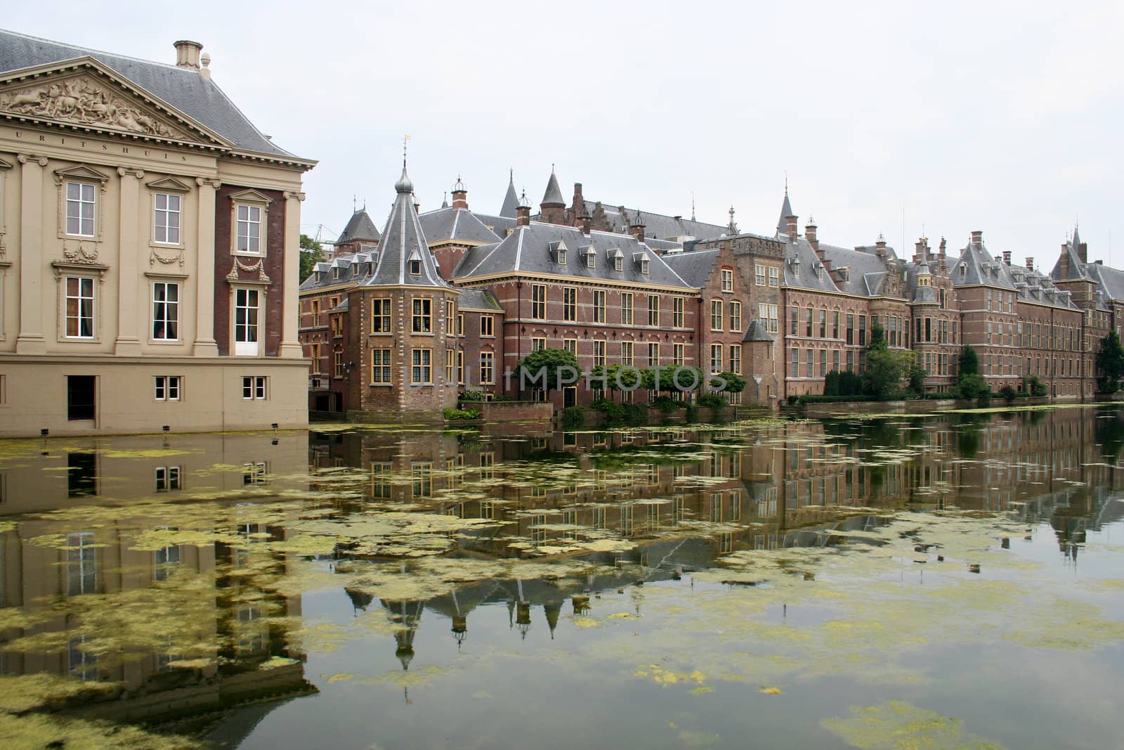 Binnenhof. Dutch Parliament buildings in The Hague