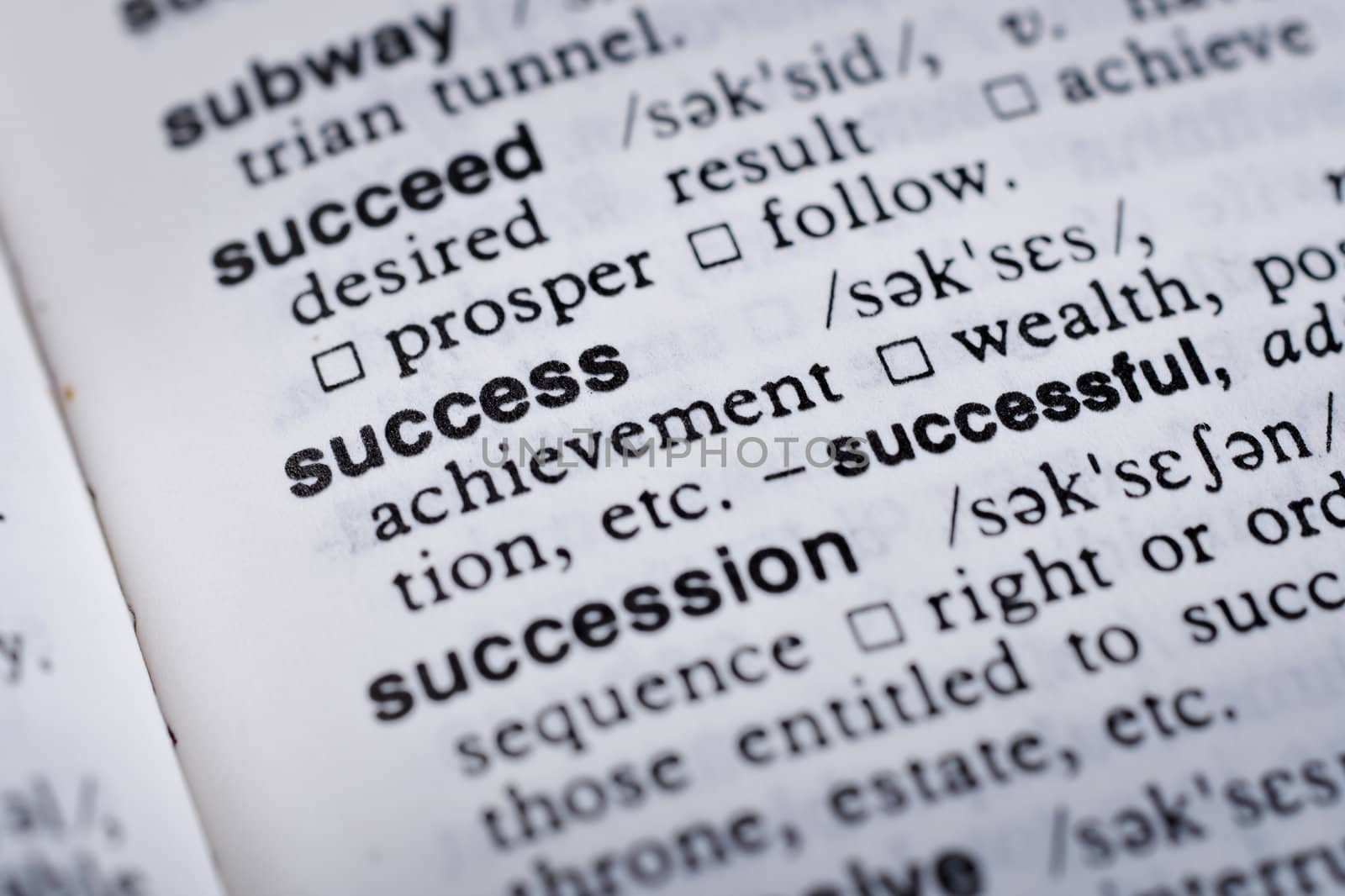 image showing the definition of success