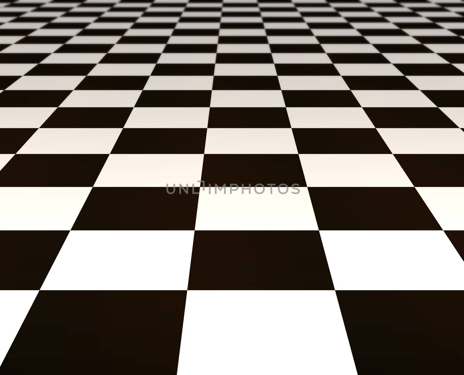 a large black and white checker floor background pattern