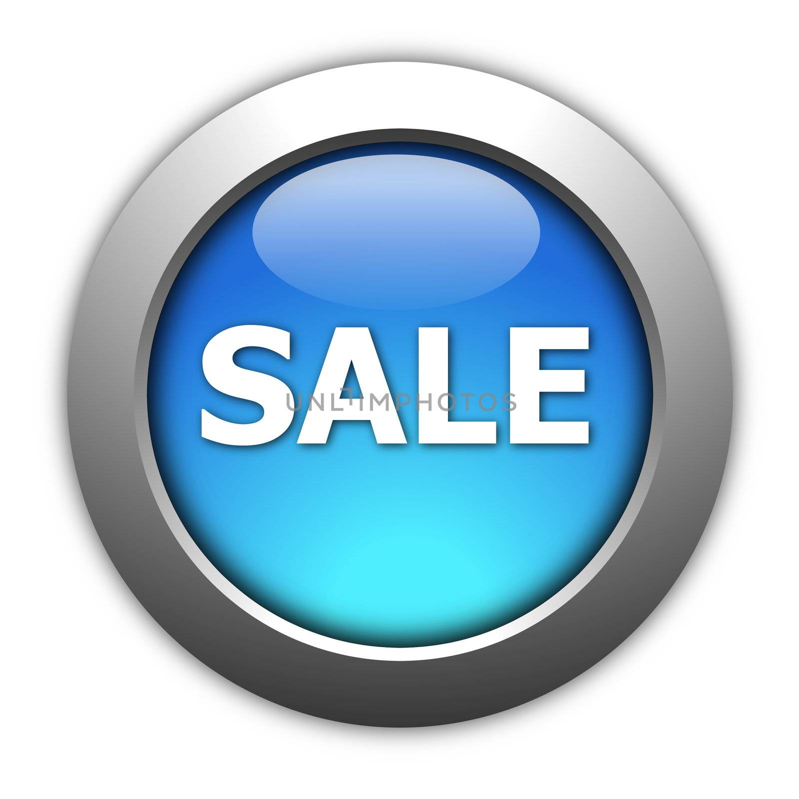 sale button illustration for internet shop or marketing