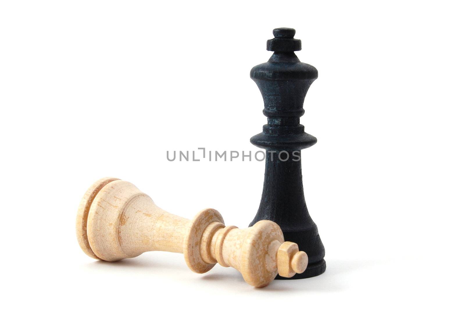 chess piece isolated on white background advising to strategic behavior
