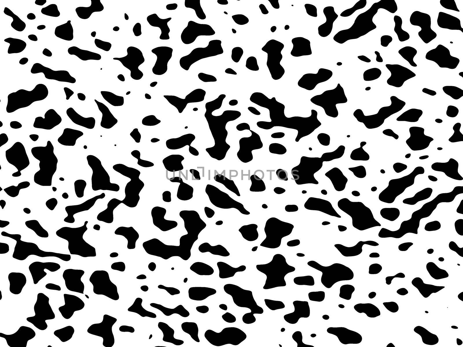cow texture or fell in black and white as a background