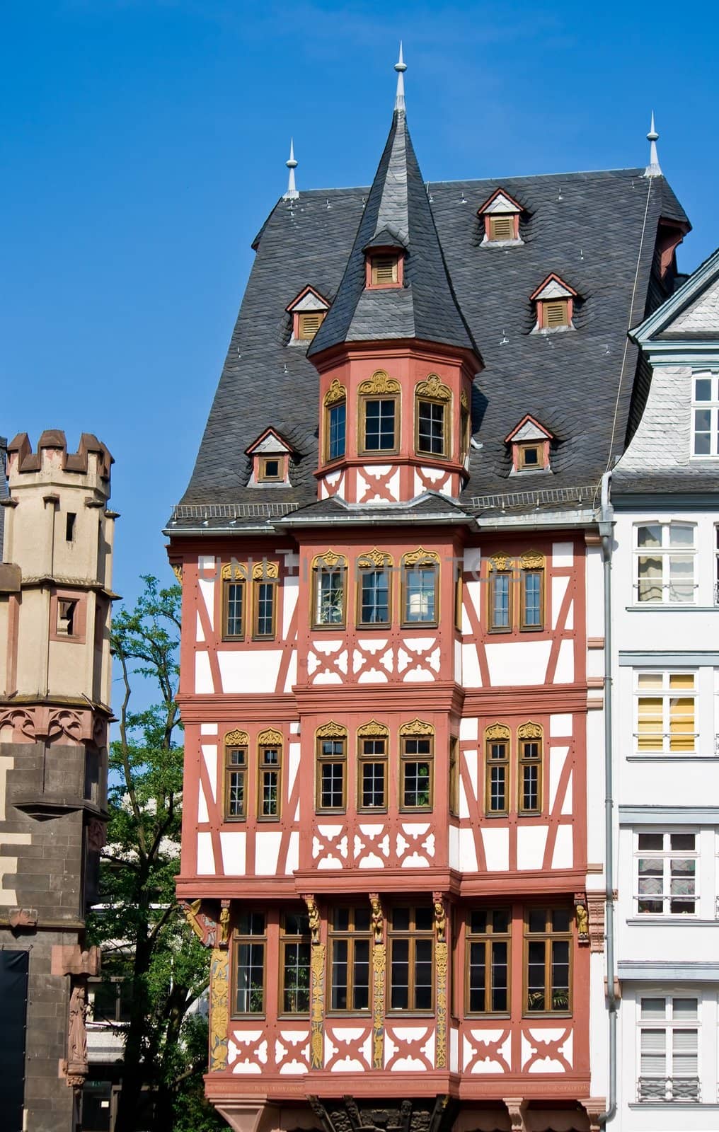 Half-timbered house in Frankfurt, Germany