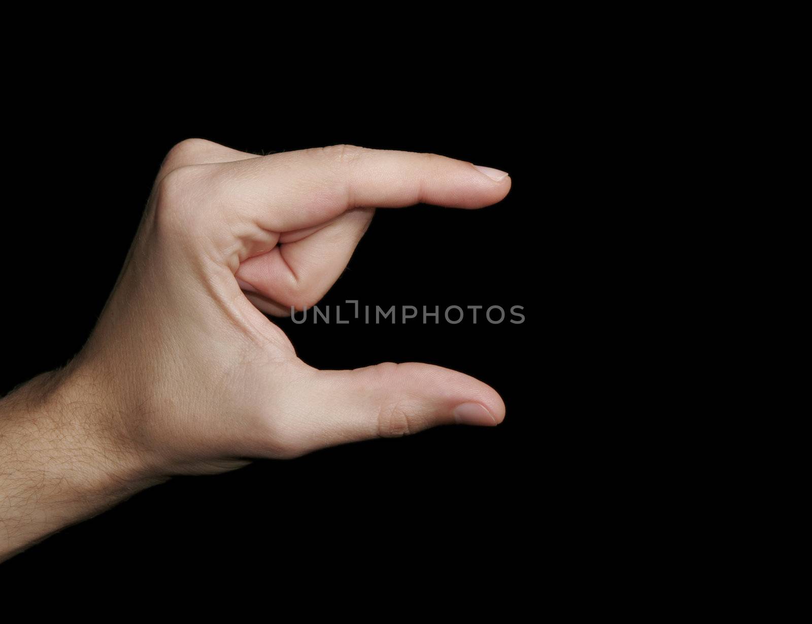 Holding Hand, Caucasian Skin Tone, Black Background