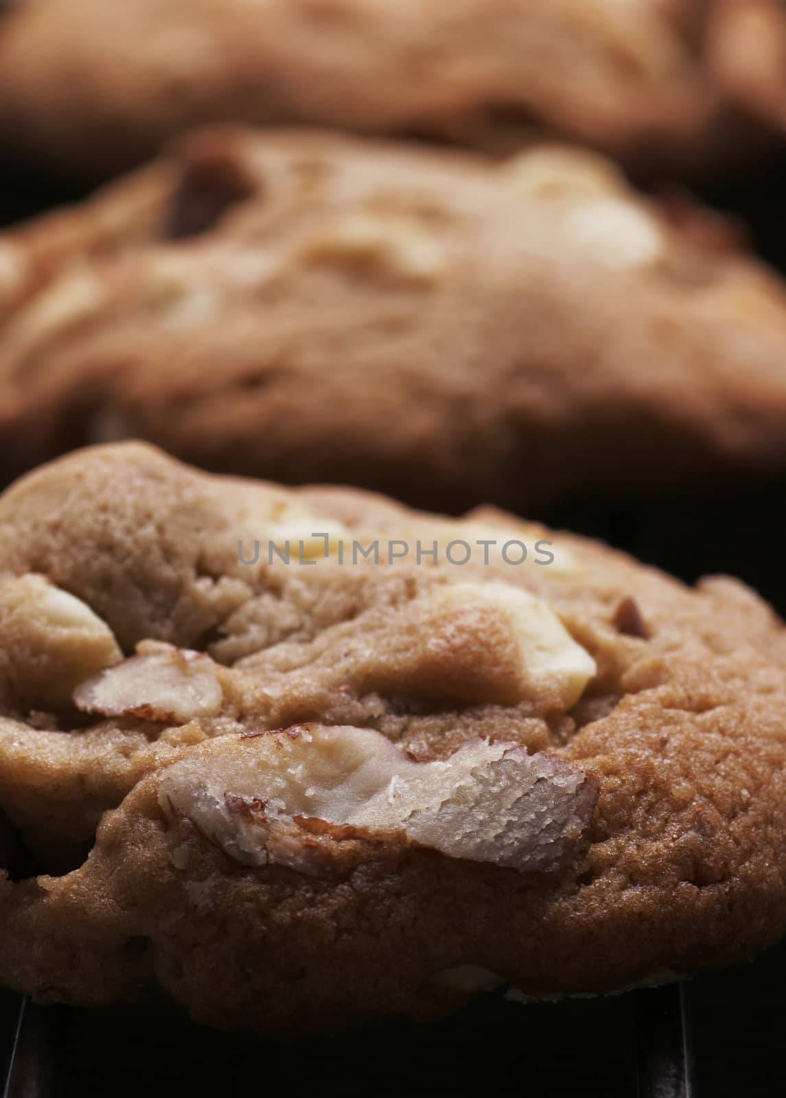 Cookie Biscuits With White Chocolate And Nuts by thorsten