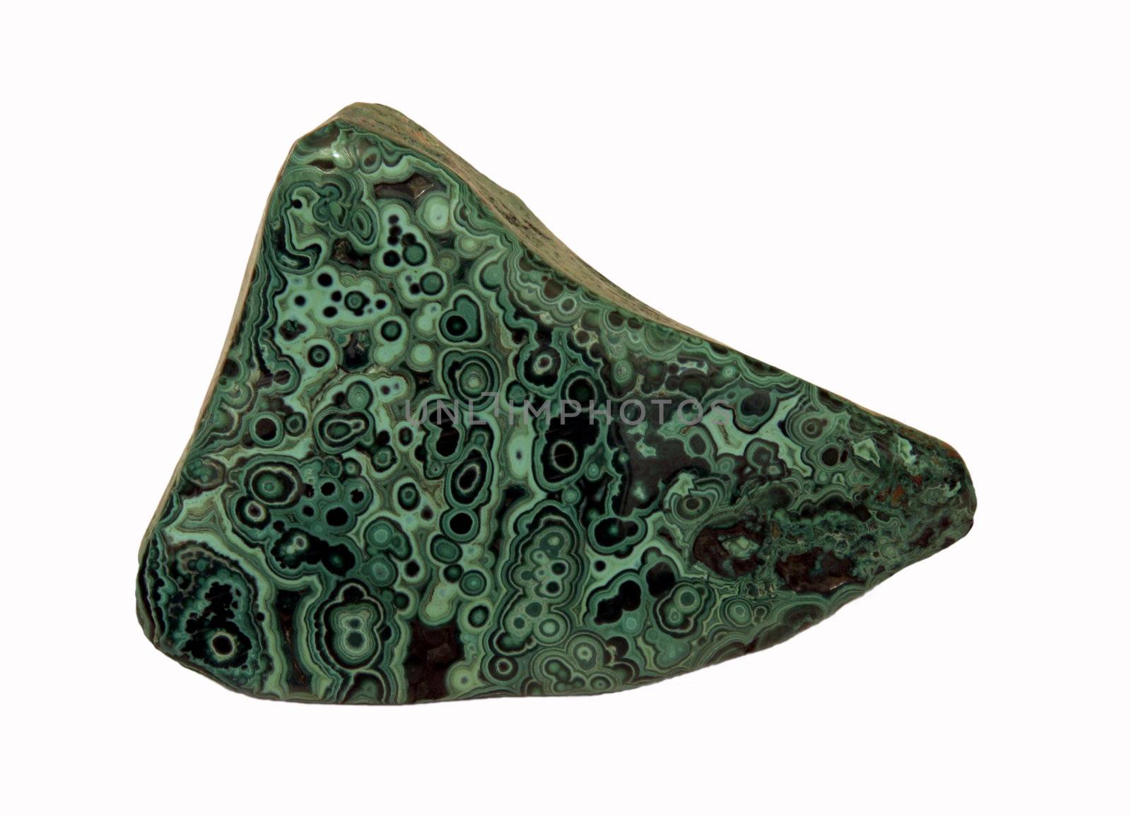 Malachite - Green Crystal, Stone, isolated