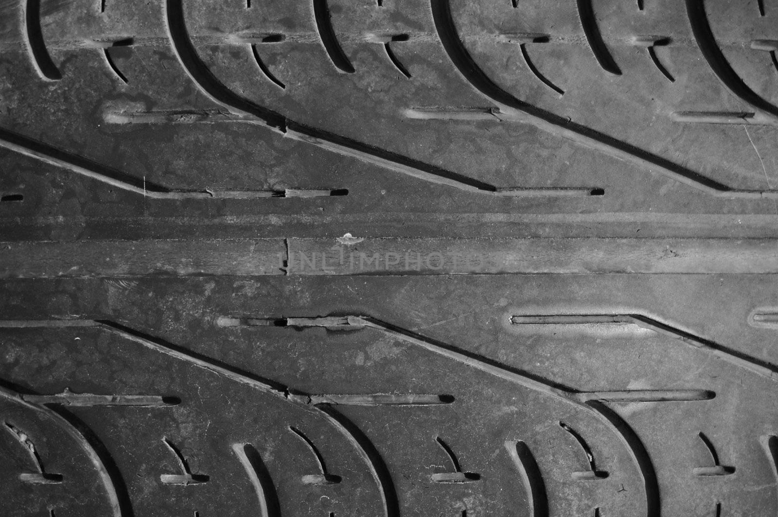 texture surface or pattern of black tyre as background