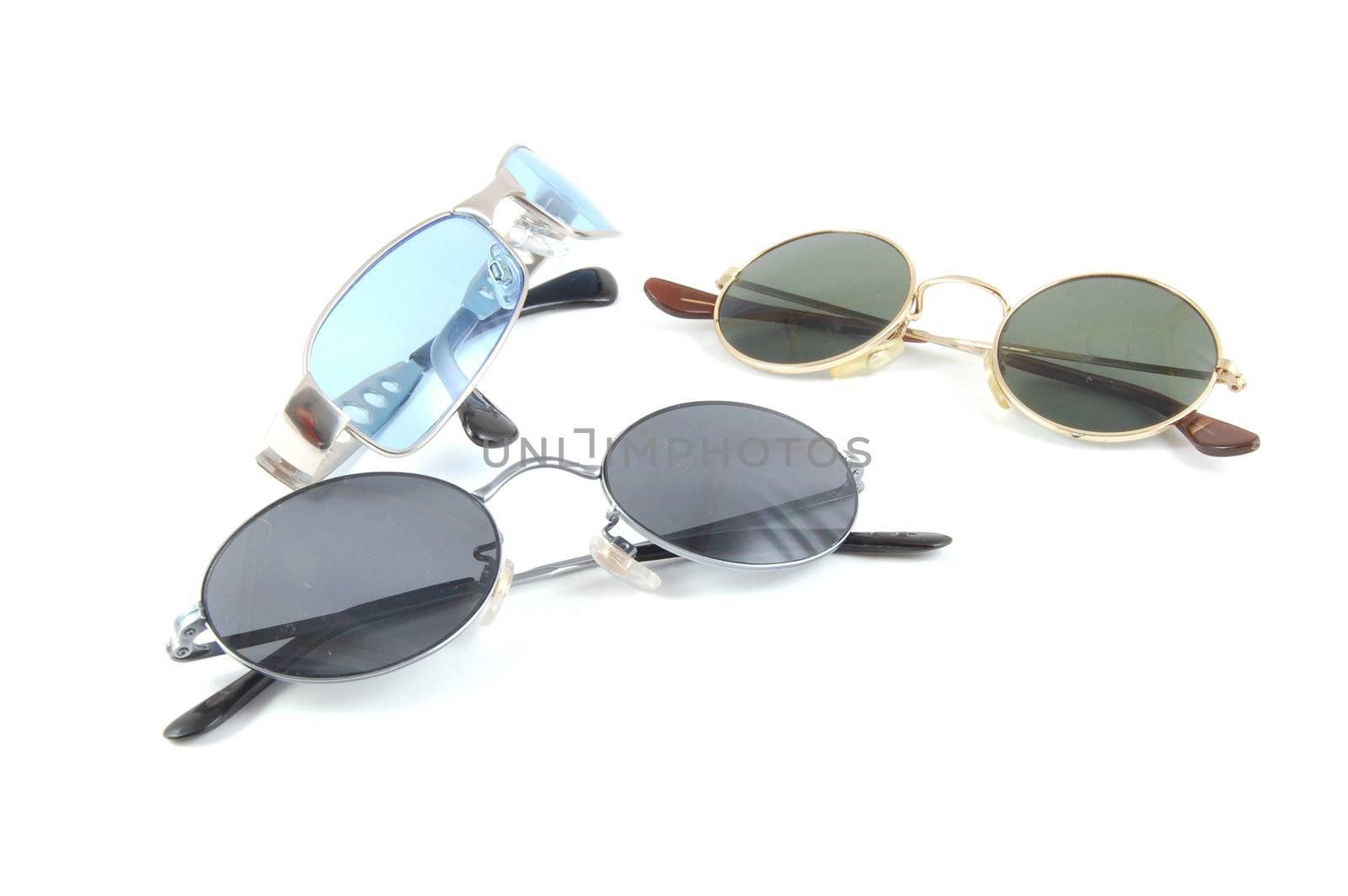 Simple Sunglasses isolated on a white background.