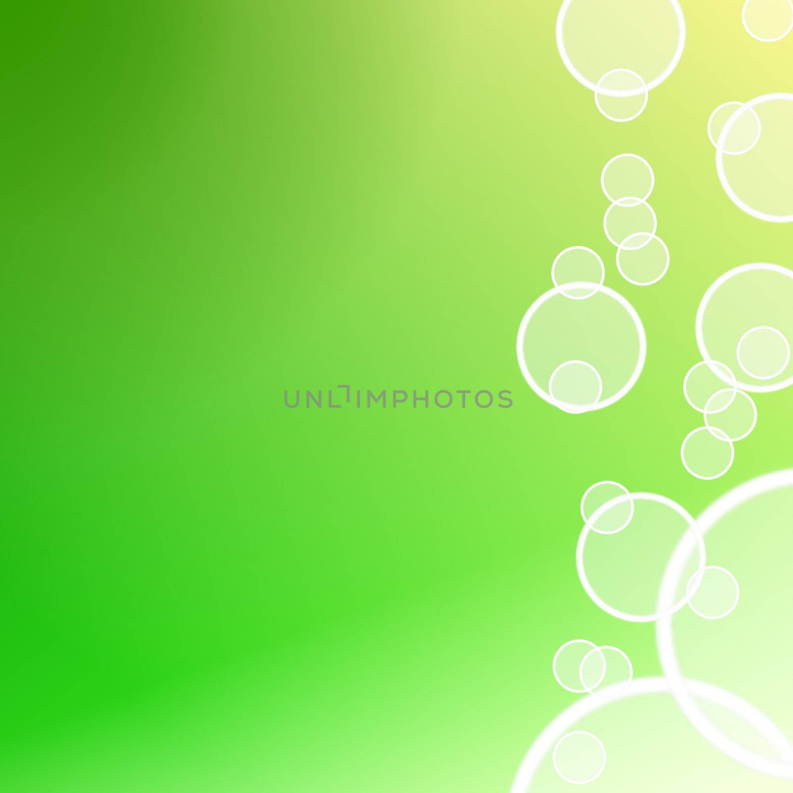 summer background with vivid green and copyspace for text message