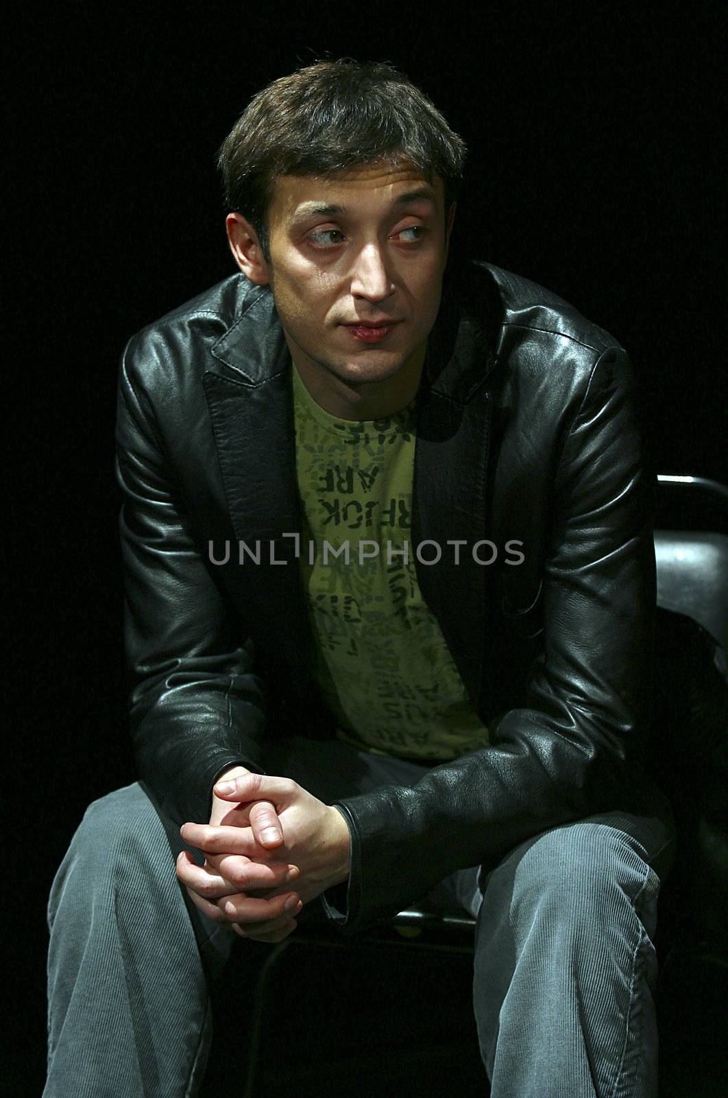 Performance "September.doc" director Michael Ugarova. In a picture: Sergey Shevchenko
