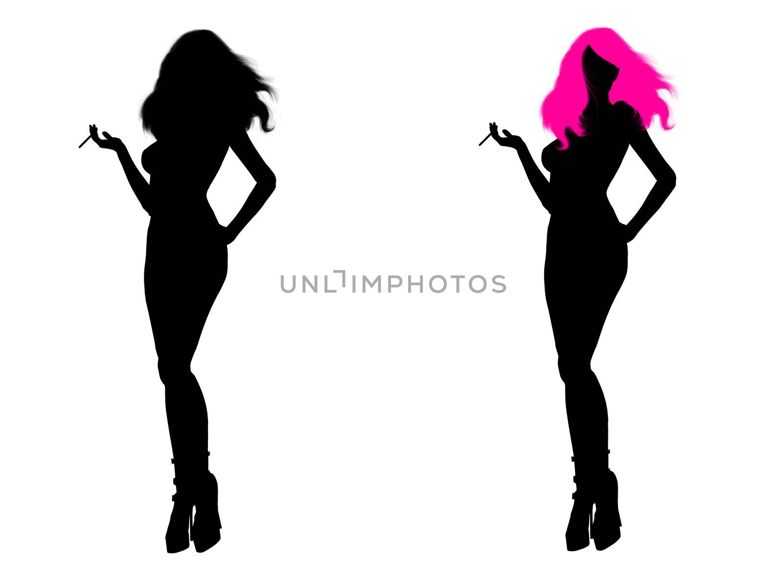 Woman Silhouette by kathygold