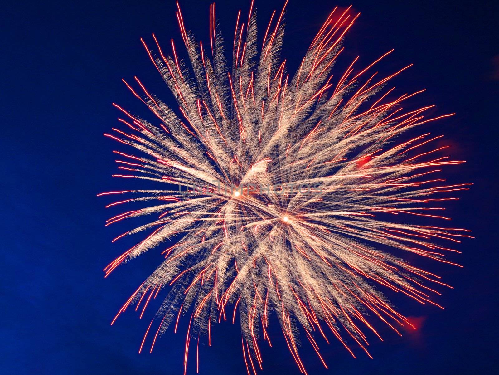 celebration fireworks in the night