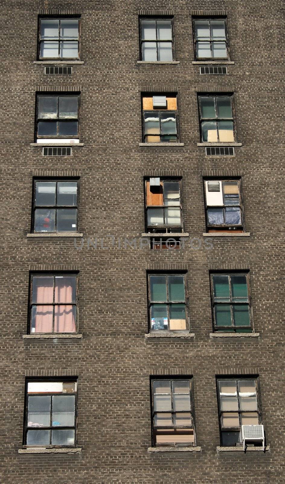 Three rows of windows by anikasalsera