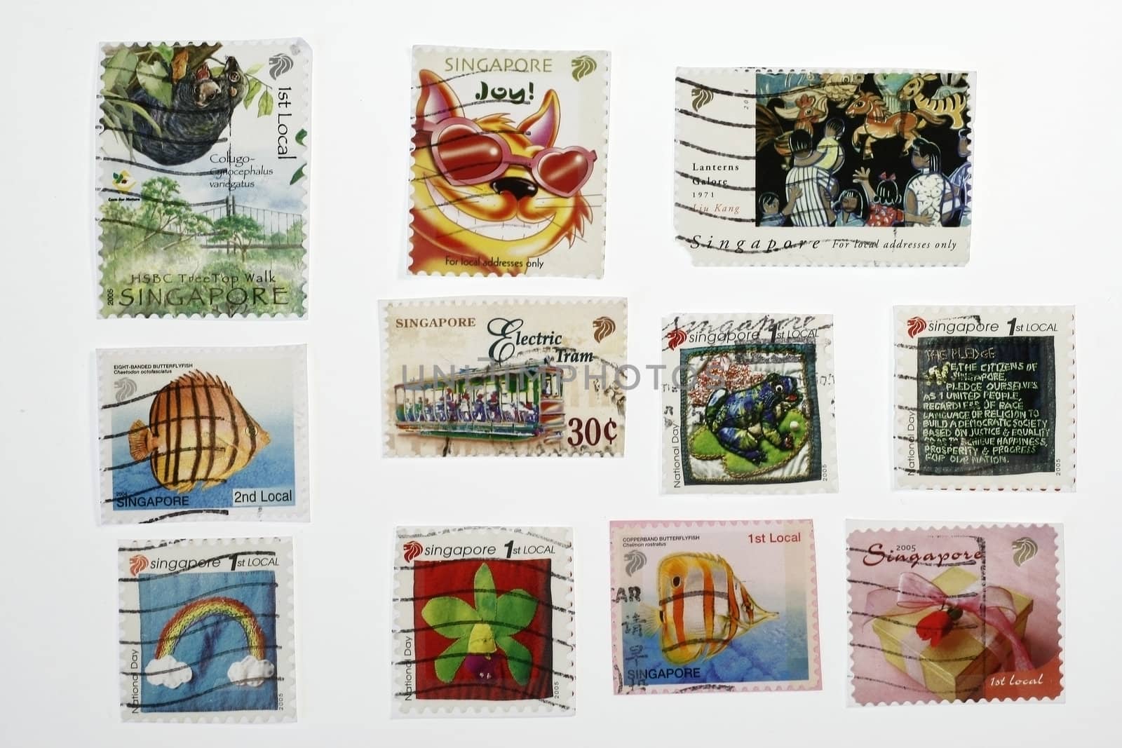 Postage Stamps From Singapore by sacatani