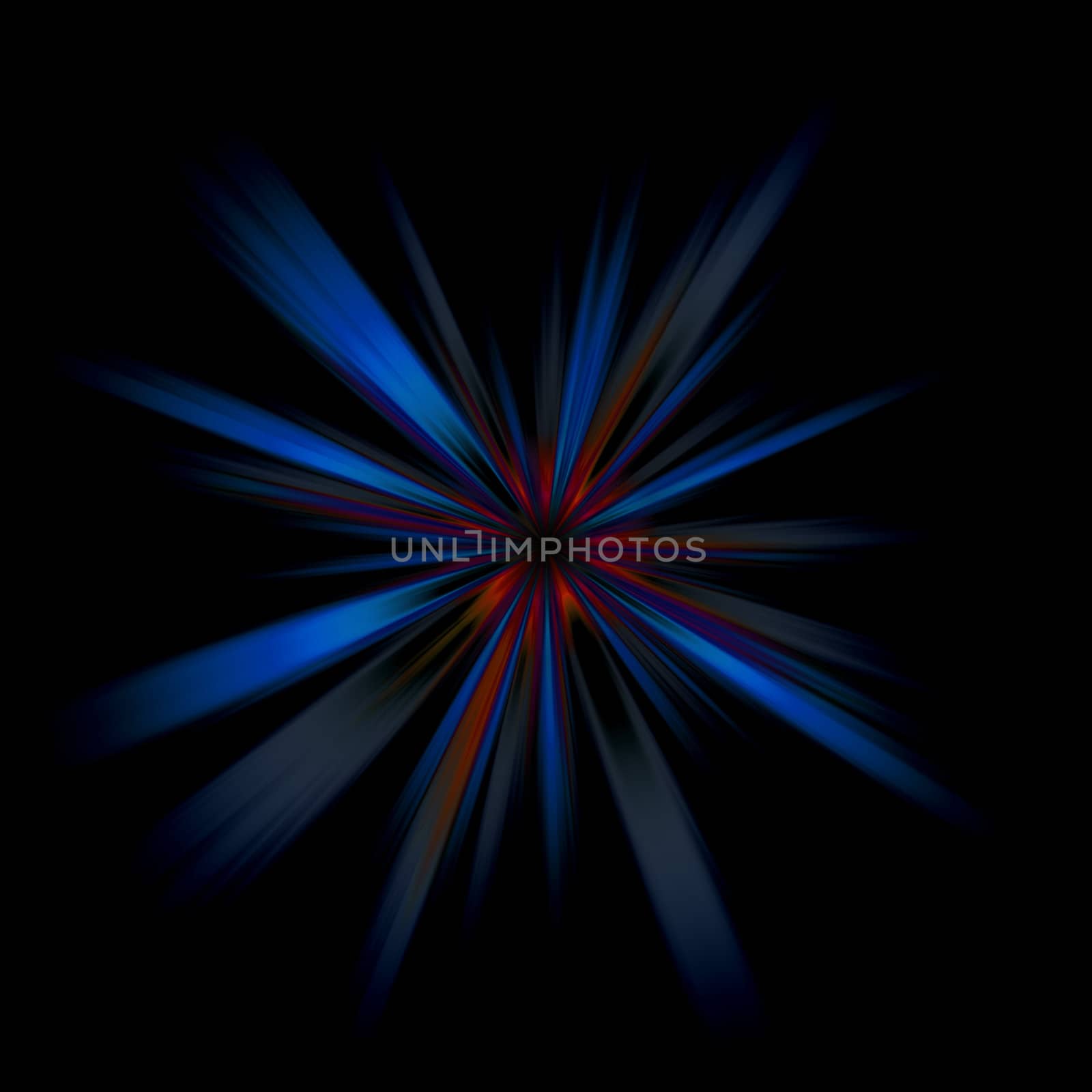 An abstract burst illustration. Very colorful - works great as a background.