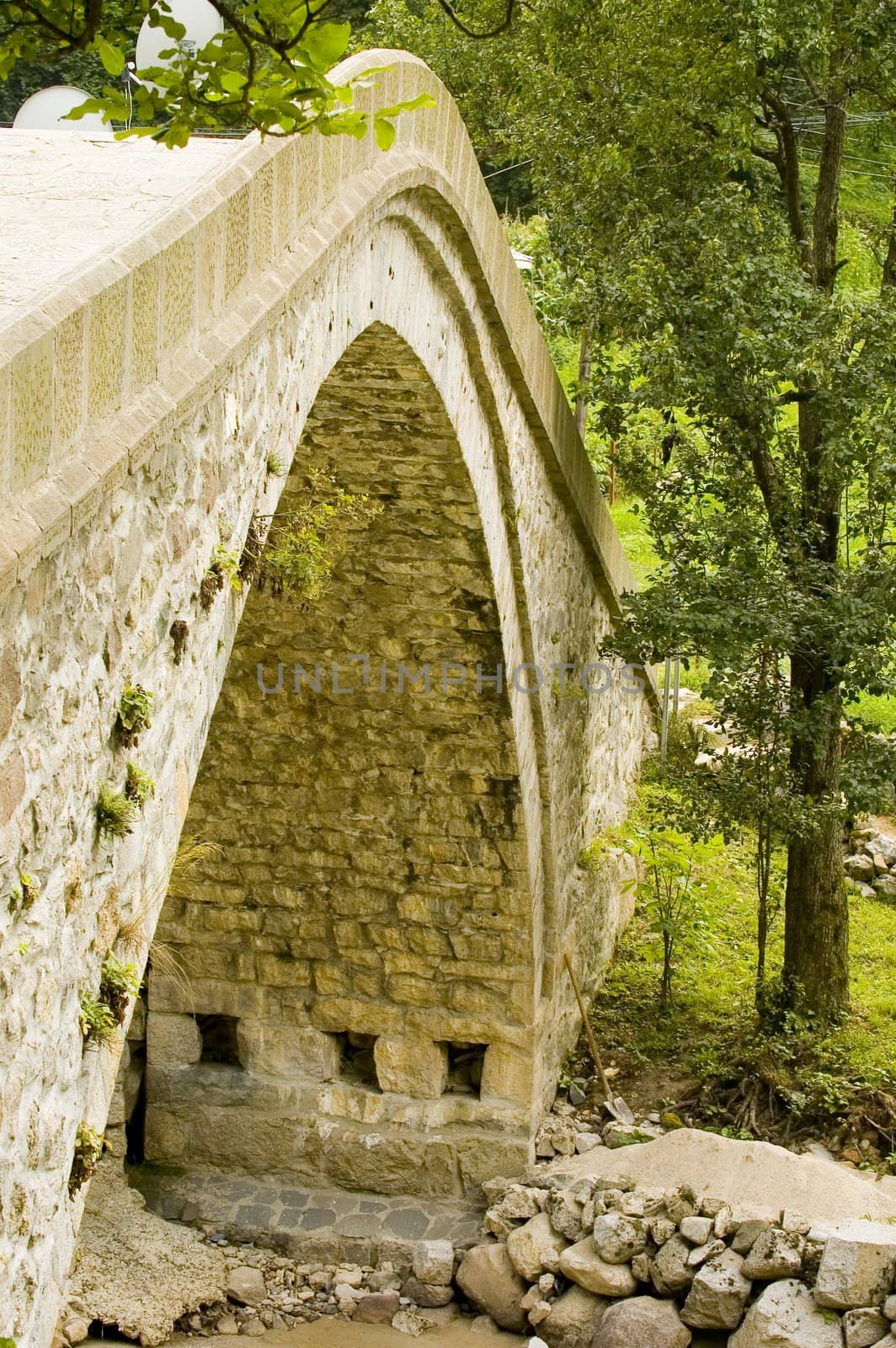 Old stone bridge at north east Turkey